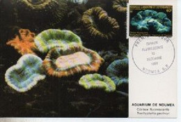 NOUVELLE CALEDONIE CORAIL      N° YVERT ET TELLIER  PA 209  1990 - Tarjetas – Máxima