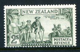 New Zealand 1935-36 Pictorials - Single Wmk. - 2/- Captain Cook - P.13-14 X 13½ HM (SG 568) - Unused Stamps