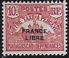 MADAGASCAR TAXE N°20 N* - Timbres-taxe