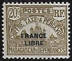 MADAGASCAR TAXE N°21 N** - Timbres-taxe