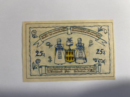 Allemagne Notgeld Scheessel 25 Pfennig - Sammlungen