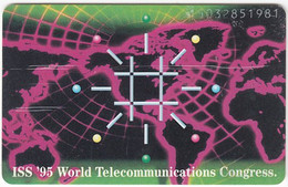 GERMANY A-Serie A-369 - 12 03.95 - Map, World - Used - A + AD-Series : D. Telekom AG Advertisement