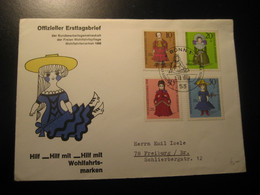 Puppe Yvert 436/9 BONN 1968 Doll Dolls Poupee Poupees FDC Cancel Cover GERMANY - Muñecas