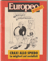 Libretto - CRAXI ALLO SPIEDO - Le Migliori Sui Socialisti - Umoristici