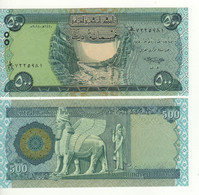 IRAQ  500 Dinars  Pnew  2018/AH1440 , New Signature And Date ( Ducan Dam + Winged Assyrian Bull ) - Irak