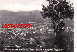 CAVA DEI TIRRENI - PANORAMA CON SEDUTA DI MONTE CASTELLO E CONVENTO CAPPUCCINI F/GRANDE VIAGGIATA  1962 - Cava De' Tirreni