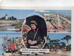 85- SAINT JEAN DE MONTS- ST JEAN DE MONTS- CAMPING-MOULIN DE GRENOUILLERES-PLAGE -JEUX 1961 - VENDEE - Saint Jean De Monts