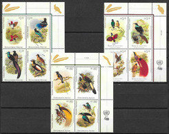 United Nations 2015 Fauna Birds Endangered Species - XXIII Drawings By John Gould  Joint Issues 12v MNH** 29,00 € - Sonstige