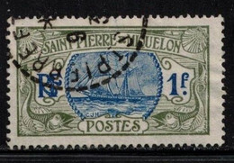 ST PIERRE & MIQUELON Scott # 104 Used - Fishing Trawler - Used Stamps