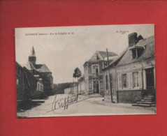 CPA- Lucheux  -(Somme) - Rue De L'église -(N°2) - Lucheux