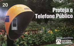 Phone Card Manufactured By Telebras In 1998 - Advertising Campaign For The Conservation Of Public Telephones - Telecom Operators
