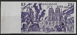 MADAGASCAR AERIEN N°70 N**  Variété Timbre Non Dentelé - Poste Aérienne