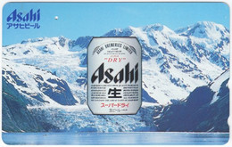 JAPAN K-973 Magnetic NTT [110-015] - Advertising, Drink, Beer - Used - Japan