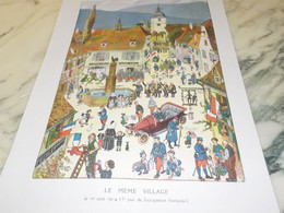 GRAVURE VILLAGE D ALSACE OCCUPATION ALLEMAND PUIS FRANCAISE 1914 - 1914-18