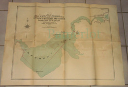 Carte Minière 1901- Exploration Survey, Great Slave Lake And Hudson Bay, Makenzie & Keewatin, 60.5 X 45.5 Cm - Non Classés