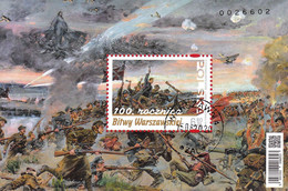 M 2020.08.15. 100th Anniversary Of The Battle Of Warsaw - Used Block - Gebruikt