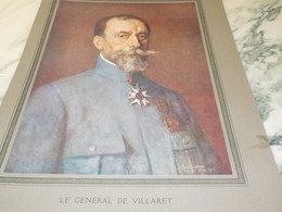 PORTRAIT DU GENERAL DE VILLARET 1917 - 1914-18