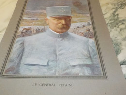 PORTRAIT GENERAL PETAIN 1917 - 1914-18