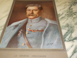 PORTRAIT GENERAL HIRSCHAUER 1917 - 1914-18