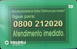 Phone Card Manufactured By Telerj In 1999 - Incentive To Phone Card Resellers At The Time - Telecom Operators