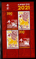 HUNGARY - 2021 SPECIMEN S/S - Chinese Horoscope: 2021 – The Year Of The Ox  MNH!!! - Ensayos & Reimpresiones