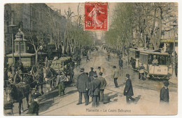 CPA - MARSEILLE (B Du R) - Le Cours Belsunce - Canebière, Centro Città