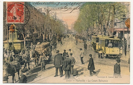 CPA - MARSEILLE (B Du R) - Le Cours Belsunce (colorisée) - Canebière, Stadscentrum