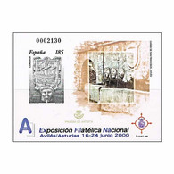 P0072# España 2000. PA. Exfilna 2000. Avilés (M) - ED 72 - Proofs & Reprints