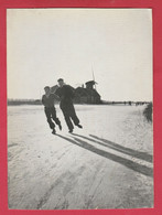 Skating -Patinage Sur Les Canaux Hollandais / Schaatsen Op De Nederlandse Grachten - 1957 ( Verso Zien ) - Figure Skating