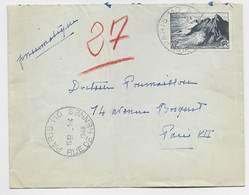 FRANCE N° 764 SEUL PNEUMATIQUE PARIS 110 1.4.1948 PAS AU TARIF 1FR EN TROP - 1921-1960: Modern Period