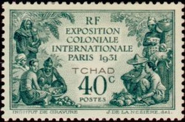 TCHAD -  Peuples Des Colonies Françaises - Unused Stamps