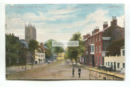 Melton Mowbray, Burton Street, Red Lion Inn - 1904 Used Leicestershire Postcard - Autres