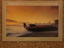 WORLD'S FIRST SCHEDULED HOVERMAIL - Hovercrafts