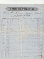 73-G.Jung.....Brasserie D'Apremont......Apremont....(Savoie)..1879 - Andere