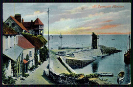 LYNMOUTH - At Lynmouth Harbour.  ( Ed. Valentine's " Mezzografa"  Series) Carte Postale - Lynmouth & Lynton