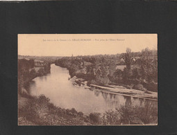 109573      Francia,   Les  Bords De La  Creuse A La  Celle  Dunoise,  Vue  Prise  De L"Hotel  Pascaud,  VG  1936 - Dun Le Palestel