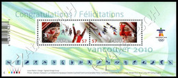 [Q] Canada 2010: Foglietto Spirito Olimpico - Vancouver 2010 / Vancouver 2010 Olympic Spirit S/S  ** - Winter 2010: Vancouver