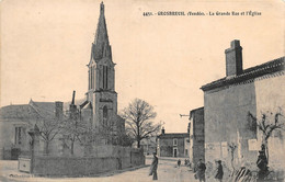 ¤¤   -  GROSBREUIL    -  La Grande Rue Et L'Eglise    -  ¤¤ - Other & Unclassified