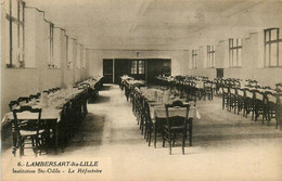 Lambersart Lèz Lille * Institution Ste Odile * Le Réfectoire * école Cantine - Lambersart