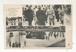 Cp, Militaria , La Musique Américaine Joue L'hymne National , Multivues , Vierge, 16 , COGNAC - Characters