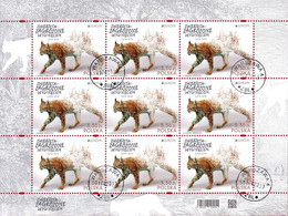 M 2021.04.21. Europe - Eurasian Lynx - Used Sheet - Gebruikt