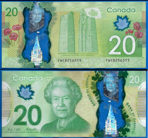 Canada 20 Dollars 2012 Prefix FWC Polymere Billet Reine Elisabeth Fleur Monument Paypal Bitcoin OK! - Kanada