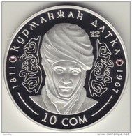 @Y@   KYRGYZSTAN 2012 10 Som "Kurmanjan Datka" PROOF. - Kirgisistan