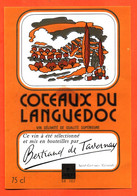 Etiquette Neuve De Vin Coteaux Du Languedos Bertrand De Tavernay à Saint Gervais - 75 Cl - Languedoc-Roussillon
