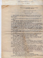 Delcampe - VP19.280 - 2 Documents De L'Etude De Me BOUTTEMY Notaire Et Concernant La Vente De 2 Maisons Situées à NIORT - Sammlungen