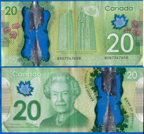 Canada 20 Dollars 2012 Prefix BSB Polymere Billet Reine Elisabeth Fleur Monument Paypal Bitcoin OK! - Canada