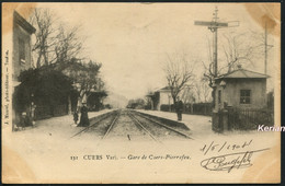 Cuers - Gare De Cuers-Pierrefeu - N° 131 J. Maurel Photo-éditeur - Voir 2 Scans Larges - Cuers