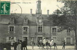 Noirmoutier * La Place De L'hôtel De Ville * Balade En âne - Noirmoutier