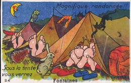 ¤¤  -   FONTAINES     -  Carte à Système  -  Camping      -  ¤¤ - Altri & Non Classificati