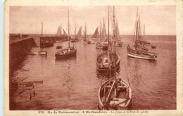 Noirmoutier * L'herbaudière * Vue Sur La Jetée Et Le Port De Pêche * Bateaux - Noirmoutier